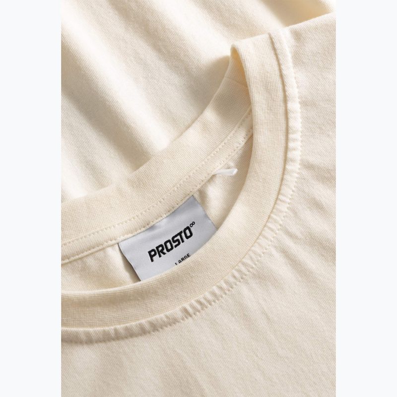 Tricou pentru bărbați PROSTO Bark off white 4