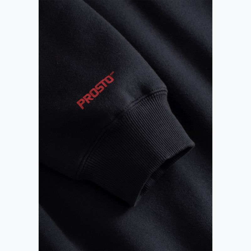 Bluză pentru bărbați PROSTO Hoodie Bark black 4
