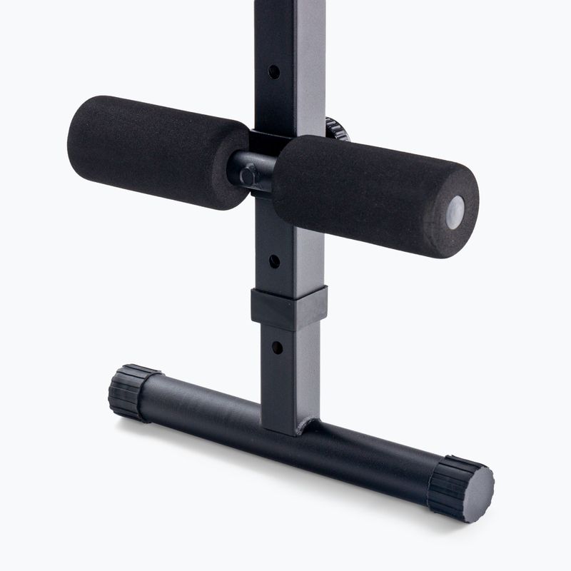 Spokey Spartan bancă înclinată + gantere 2 x 1,5 kg negru 84623 4