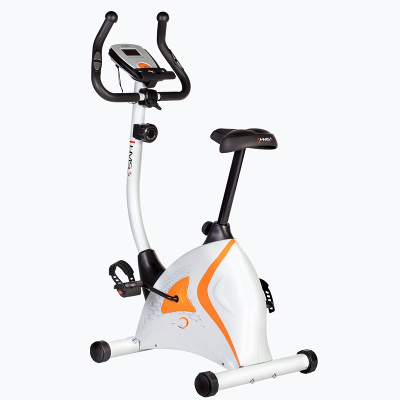 Bicicletă magnetică de fitness HMS Premium M2005, alb, 17-01-017
