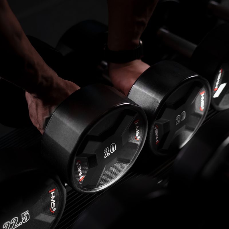Halteră HMS HPC 1 szt. 20 kg black 7