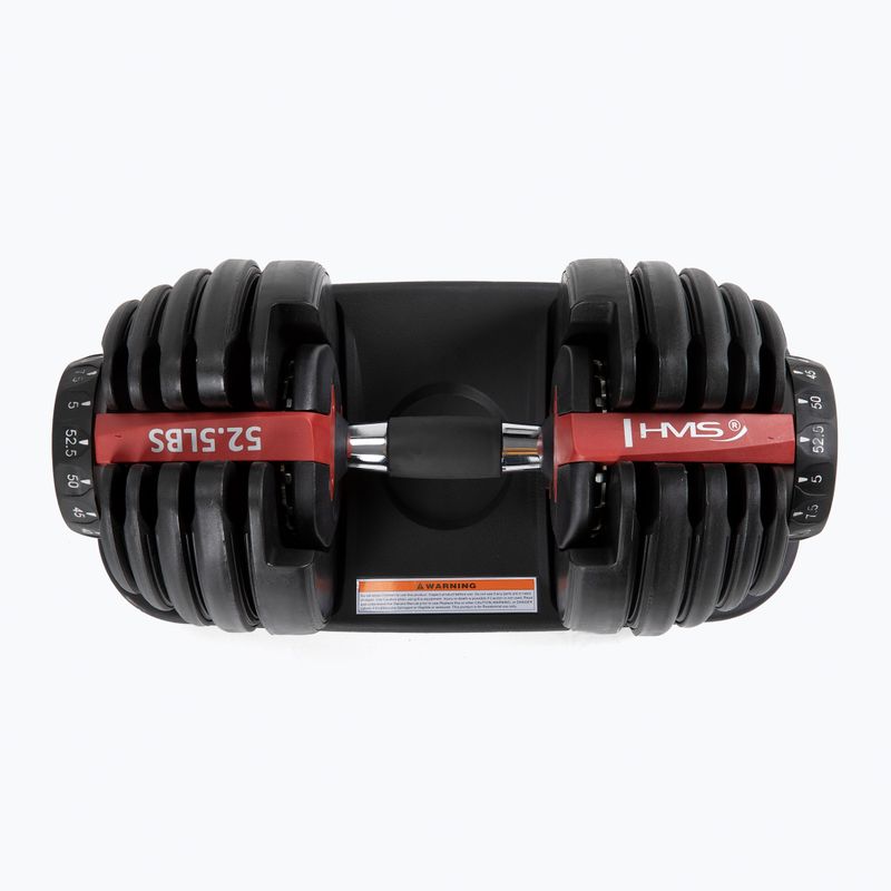 Ganteră ajustabilă HMS Sr52, negru, 17-59-150 2