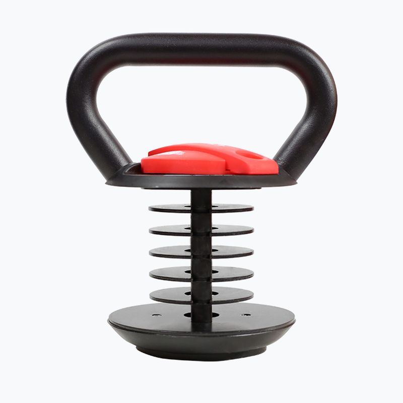 Kettlebell ajustabil HMS KR40 gri/negru 5