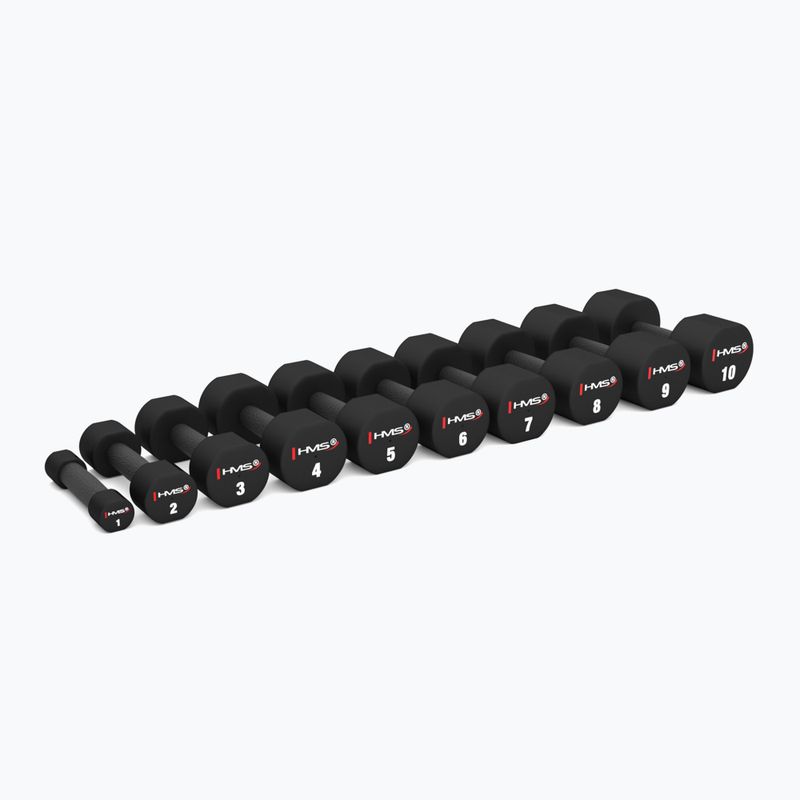 Halteră HMS HPT02 TPU 2 buc. 4 kg black 4