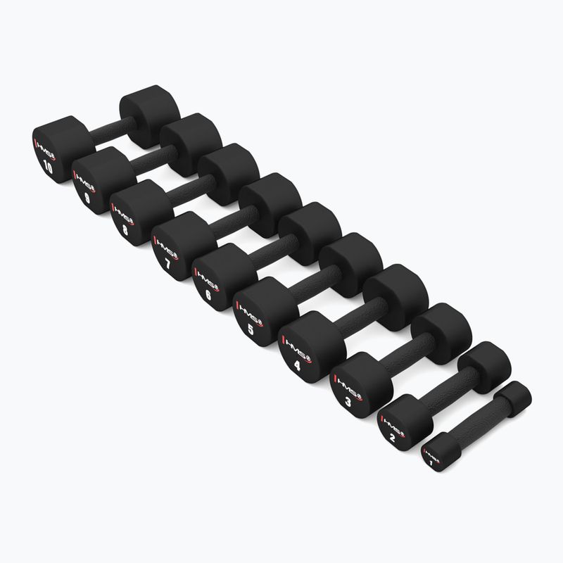 Halteră HMS HPT02 TPU 2 buc. 4 kg black 5