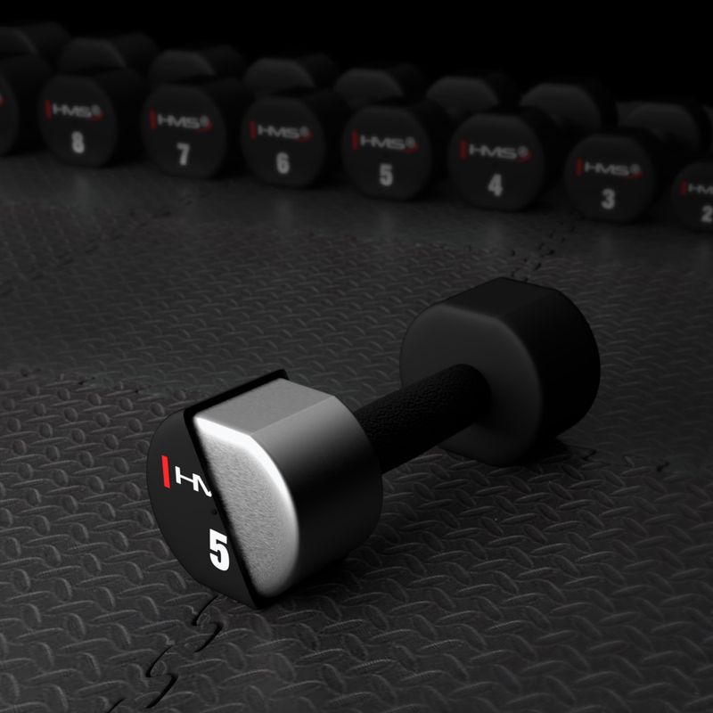 Halteră HMS HPT02 TPU 2 buc. 5 kg black 7