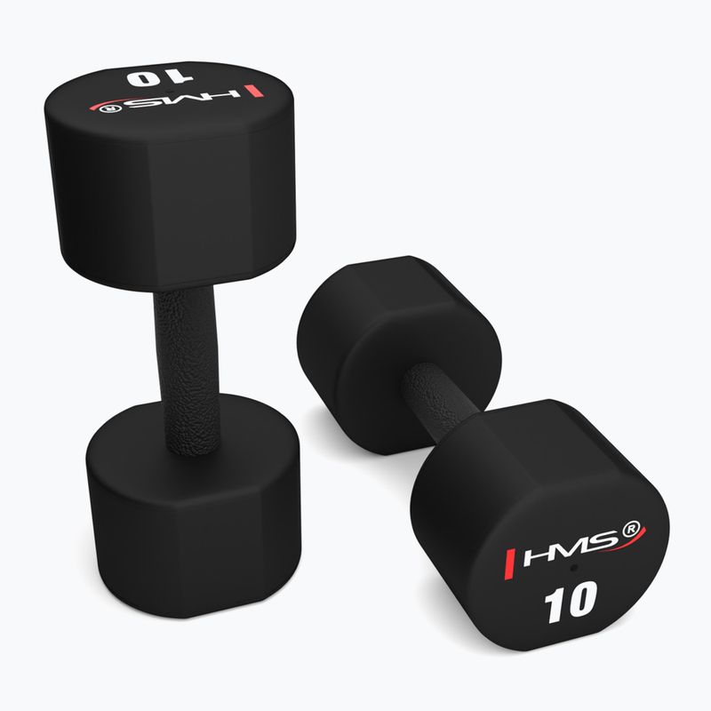 Halteră HMS HPT02 TPU 2 buc. 10 kg black 2