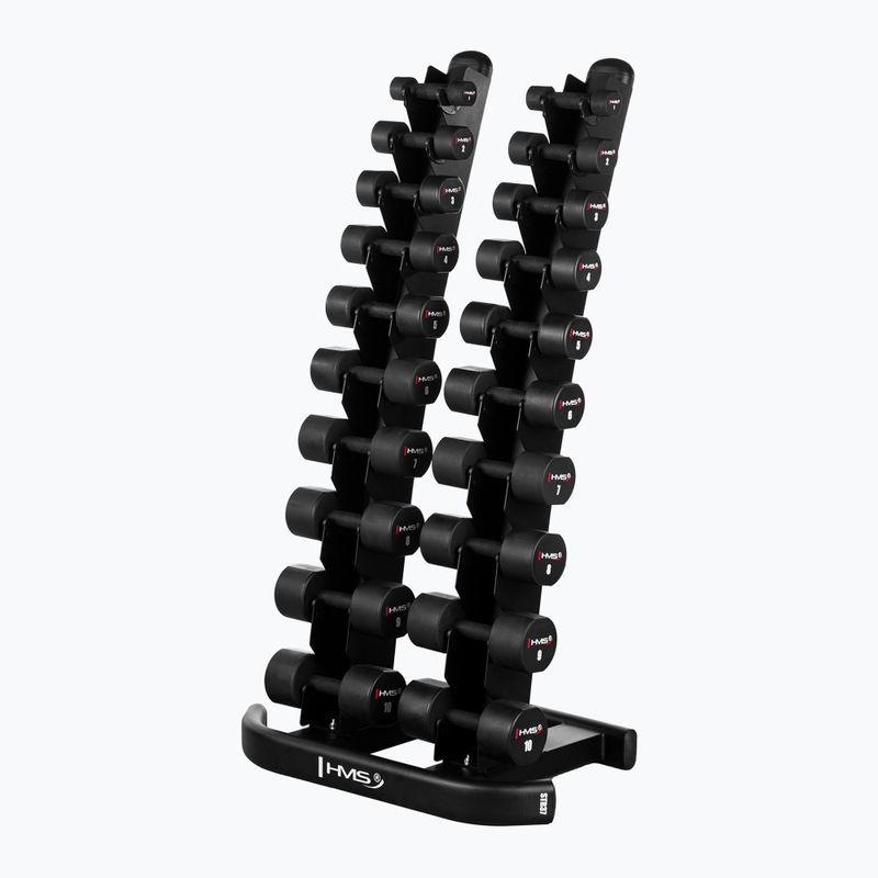 Halteră HMS HPT02 TPU 2 buc. 10 kg black 6