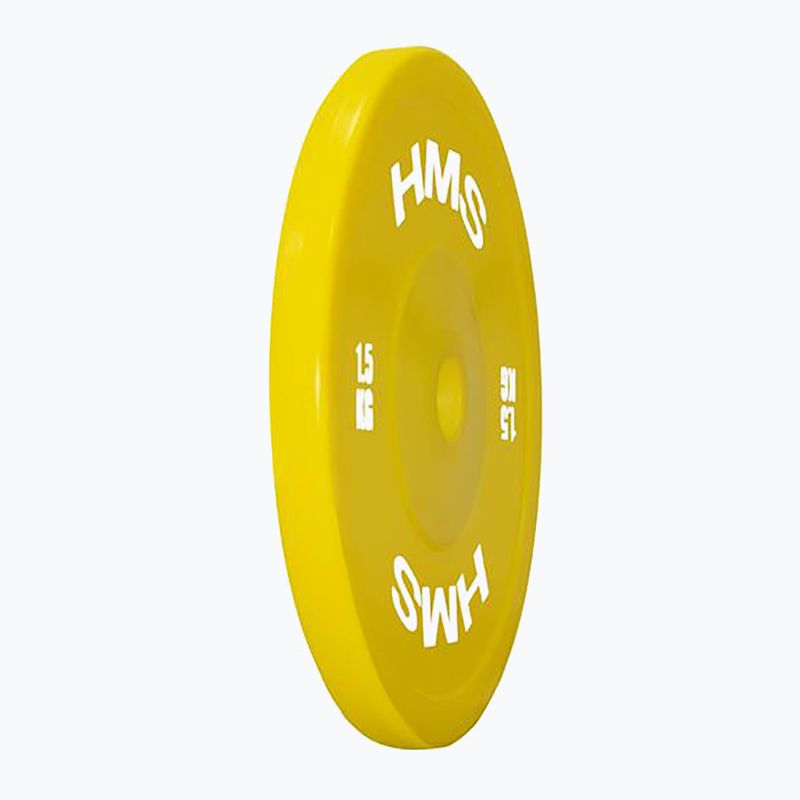 PE Greutate olimpică HMS TPP01 2 x 1,5 kg galben 2