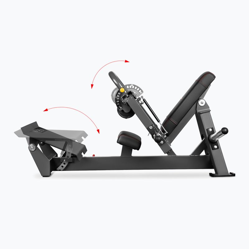 Bancă de exerciții pentru mușchii fesieri HMS Commercial MHT01 Hip Thrust black 4