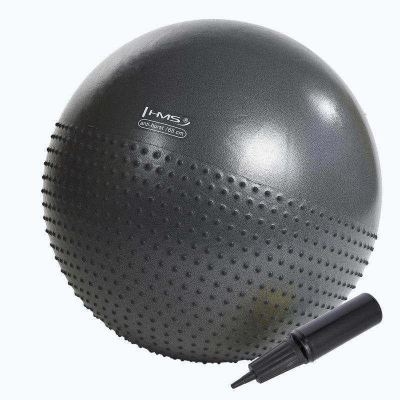 Minge de gimnastică pentru masaj HMS Yb03, negru, 17-42-134 2