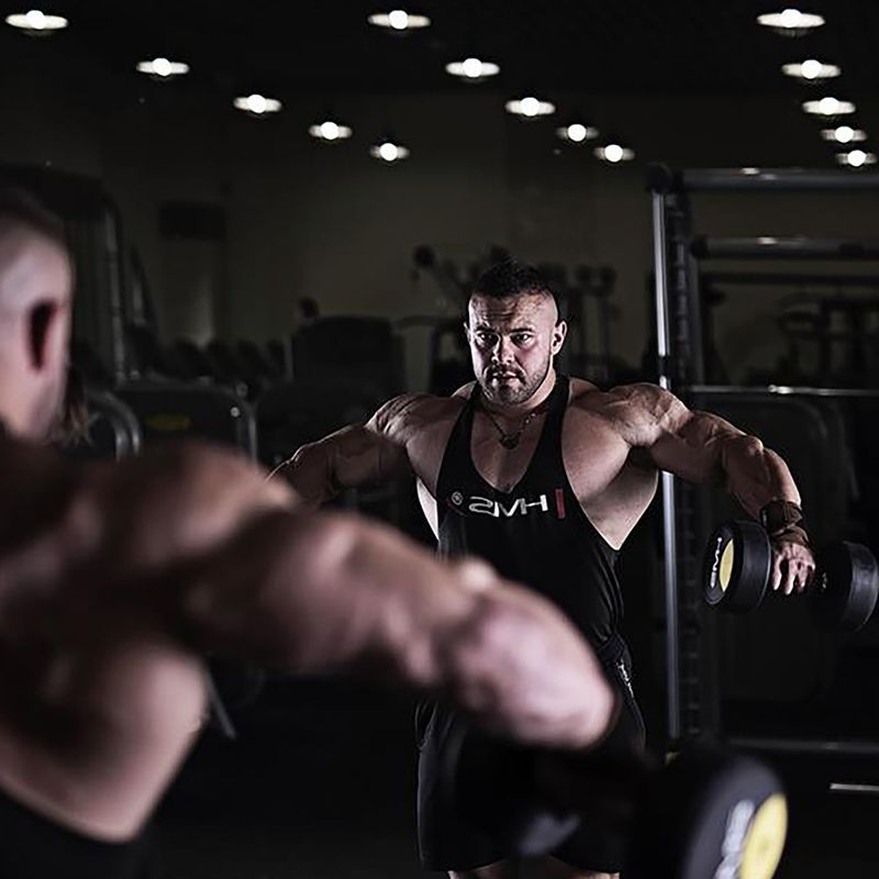 Halteră cauciucată HMS HG Pro 3