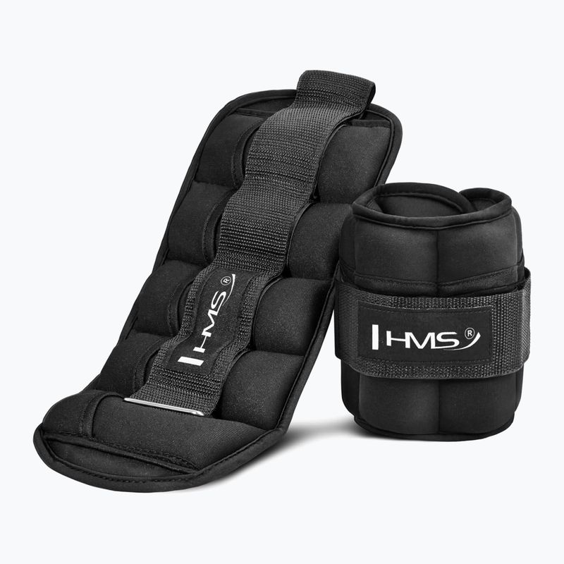 Greutăți pentru glezne și încheieturi HMS ONK03 1,5 kg 2 buc. black 3