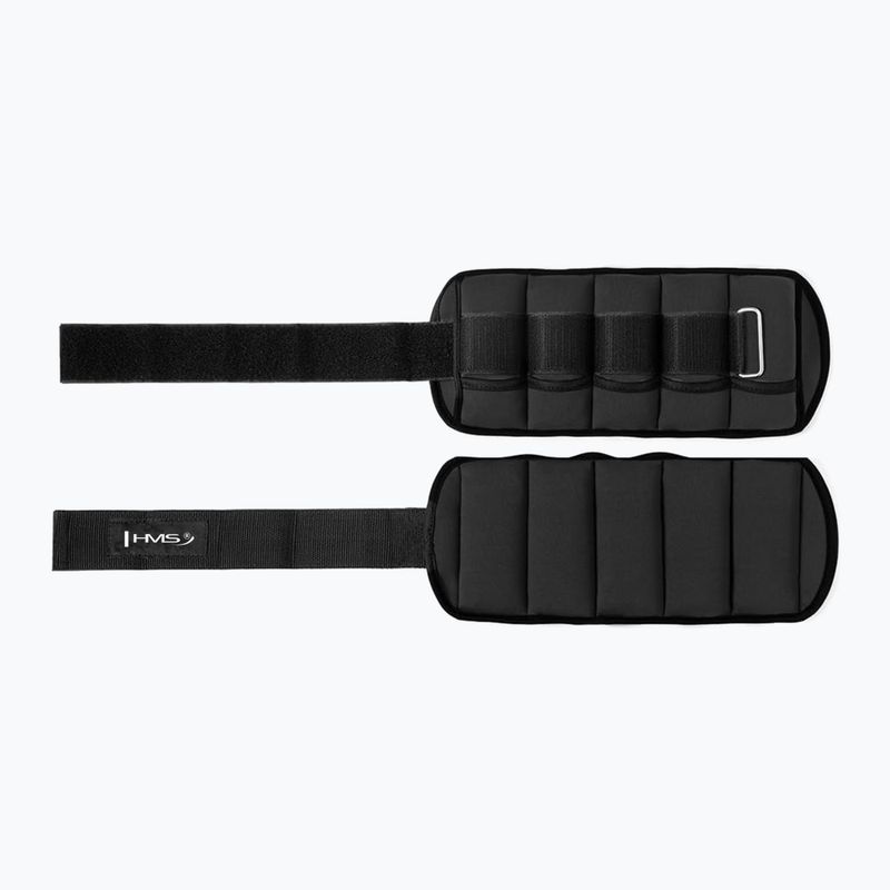 Greutăți pentru glezne și încheieturi HMS ONK03 1,5 kg 2 buc. black 5