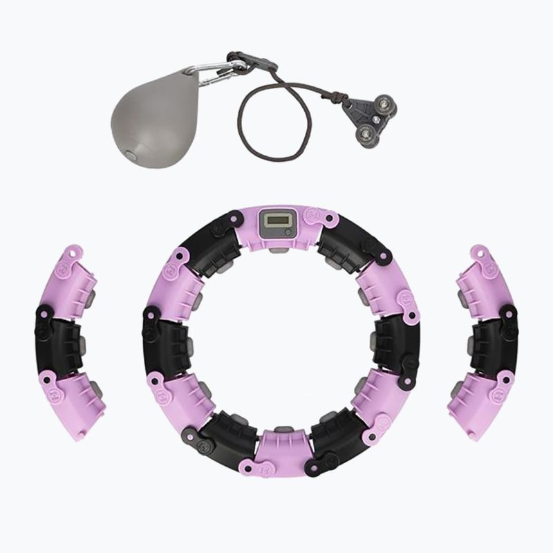 Hulahop cu greutate și contor HMS FH03 violet și negru 30-6-098 3