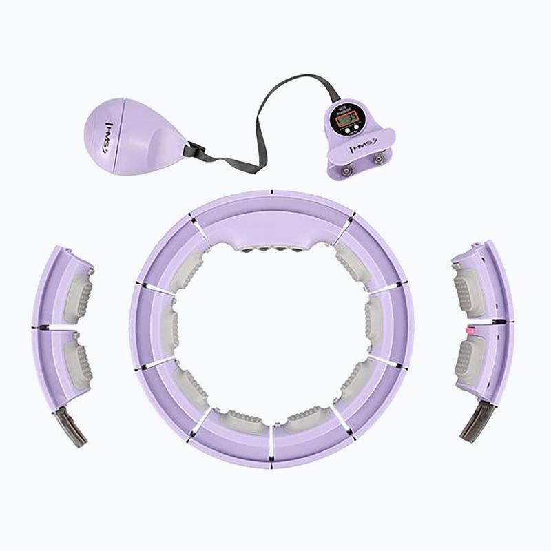 Hula hoop cu greutate și contor HMS HHM13 violet 2