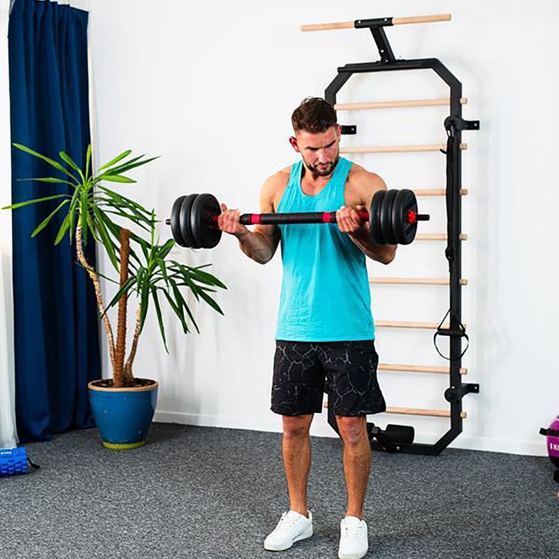Set de greutăți HMS SGN140 Pro Set 6w1 40 kg 5