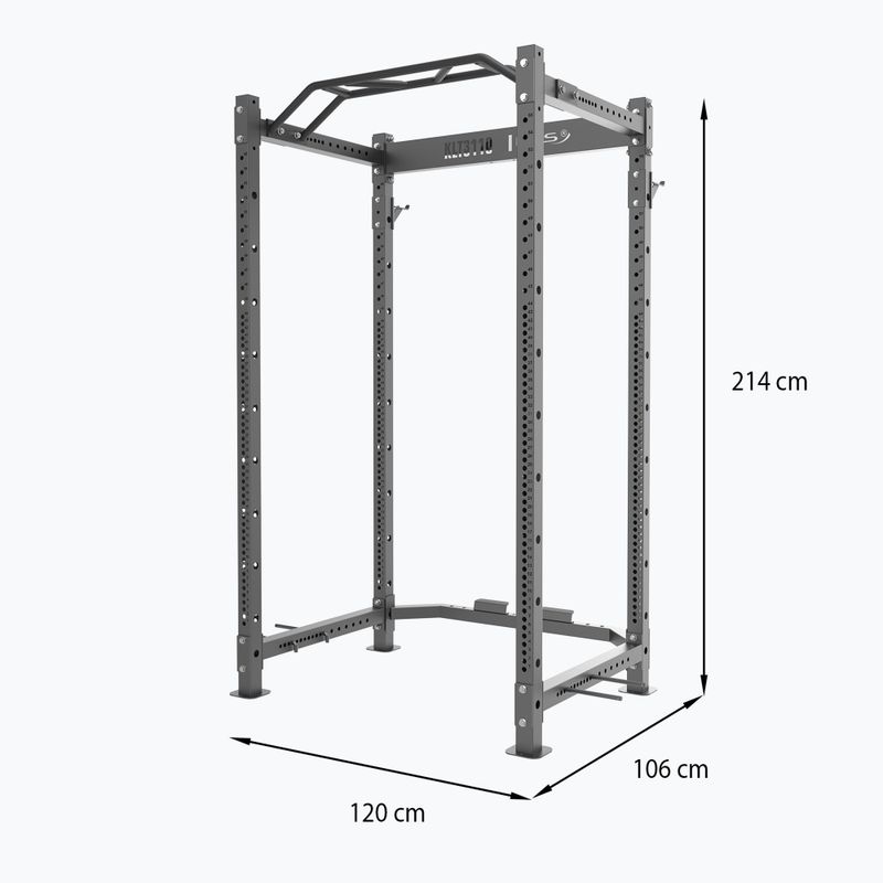 Dispozitiv de antrenament cu echipament HMS KLT3110 Commercial silver 6