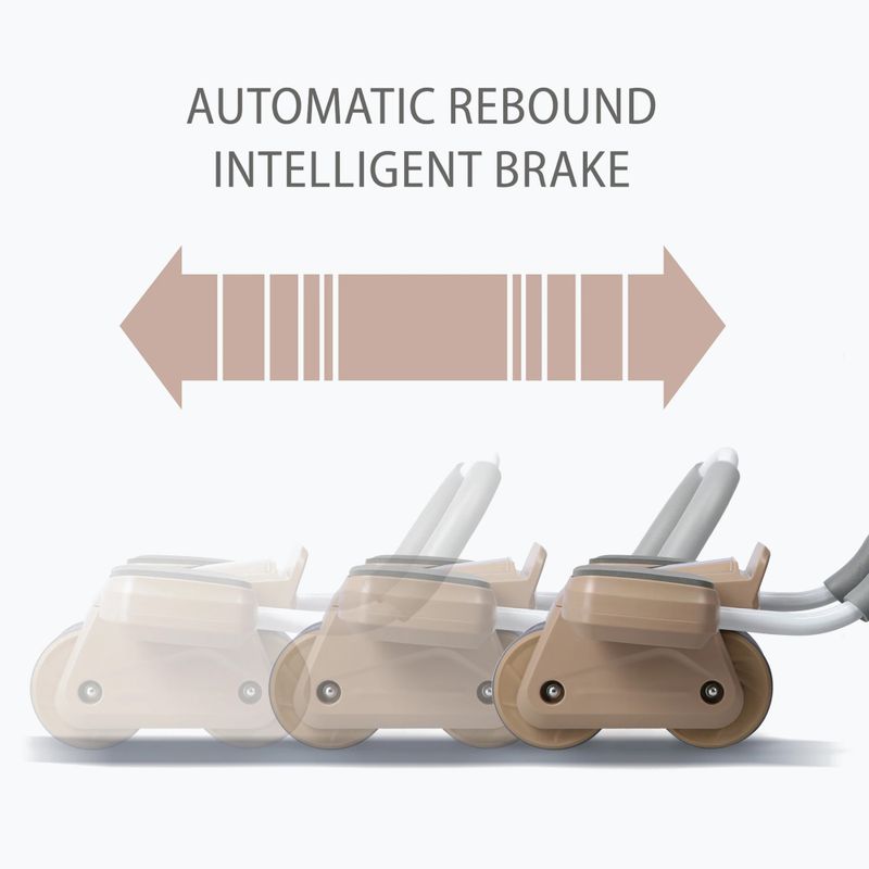 Rolă automată pentru exersarea mușchilor abdominali cu afișaj HMS KA08 maro 8