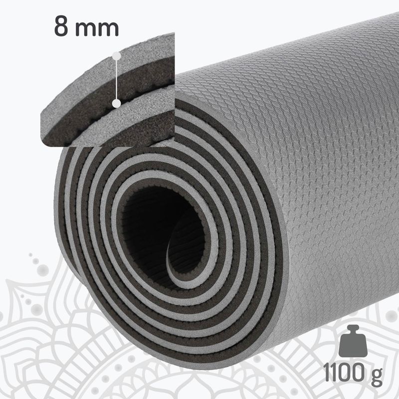 Covoraș de yoga HMS YM10 gray 3