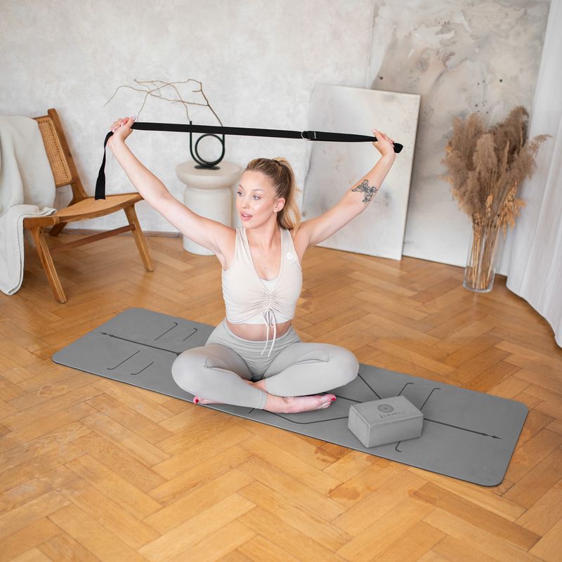 Covoraș de yoga HMS YM10 gray 8