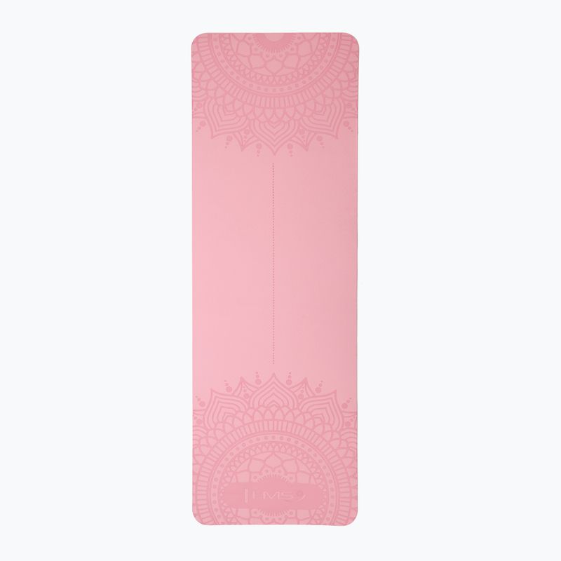 Covoraș de yoga HMS YM10 light pink