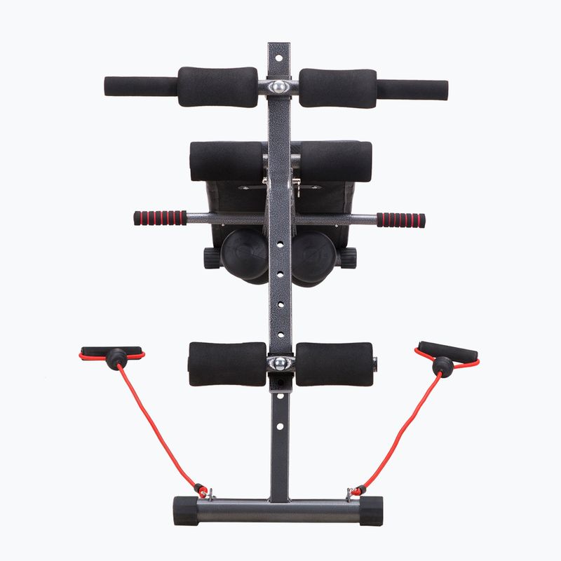 Bancă înclinată de exerciții + accesorii HMS L8355, negru, 17-53-100 5