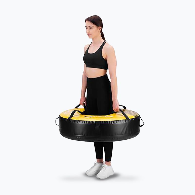 Colac de antrenament HMS PYT01 Premium 40 kg negru/galben 7