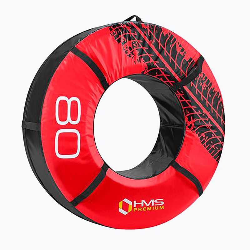 Colac de antrenament HMS PYT03 Premium 80 kg negru/roșu 2
