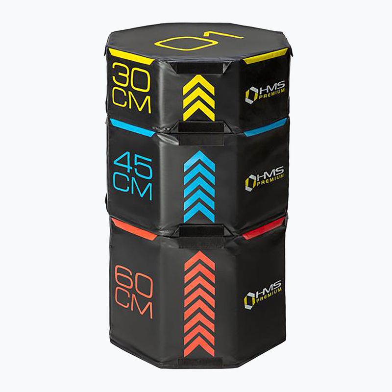 Set de cutii pliometrice HMS PYOBS01 Octagon Premium multicolor 2