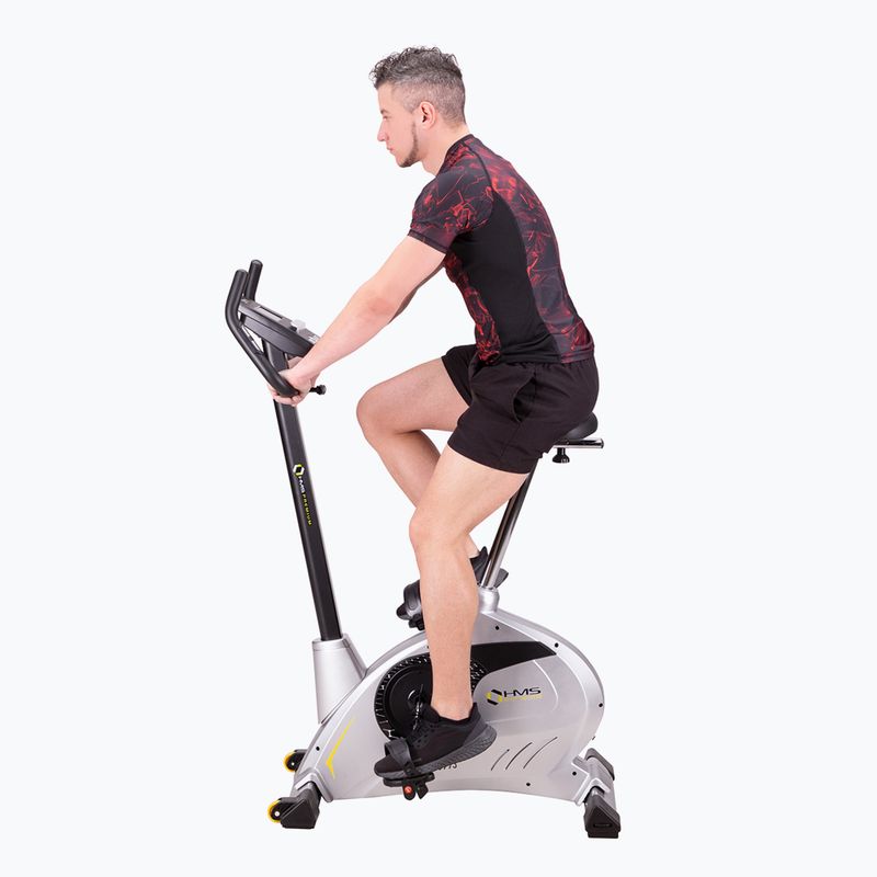 Bicicletă magnetică de fitness HMS Premium M6993, argintiu, 17-01-040 4