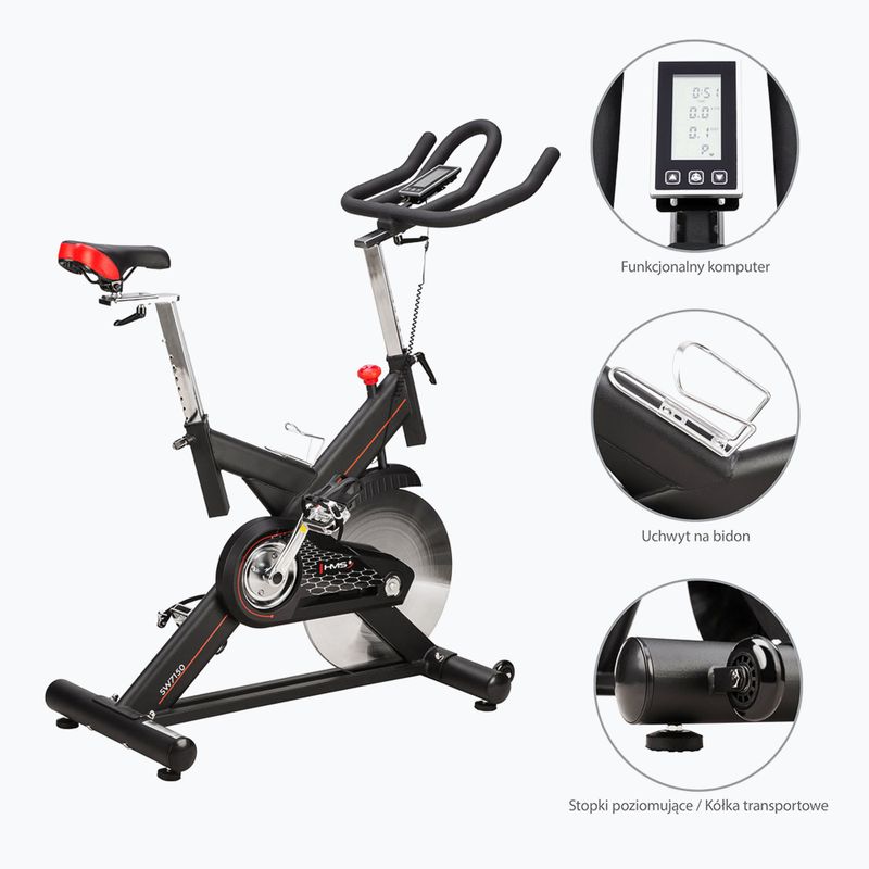 Indoor Cycle HMS Sw7150, negru, 17-09-015 5