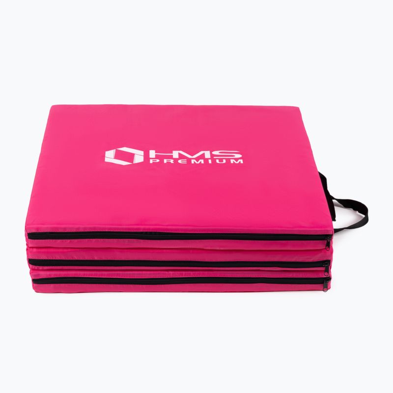 Saltea de gimnastică pliabilă HMS Mgs02 roz 17-44-283 3