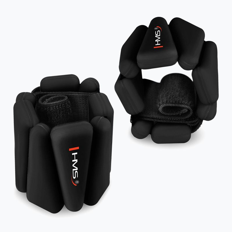Greutăți pentru glezne și încheieturi HMS SNK01 0,5 kg 2 buc. black 2