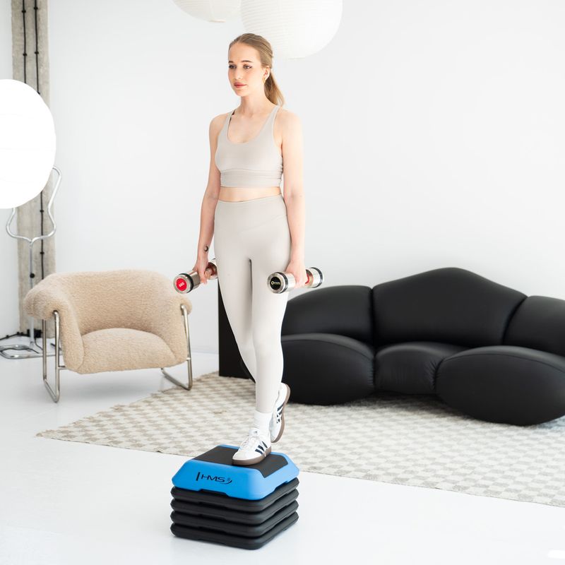 Step de aerobic HMS AS001 Mini Commercial black/blue 4