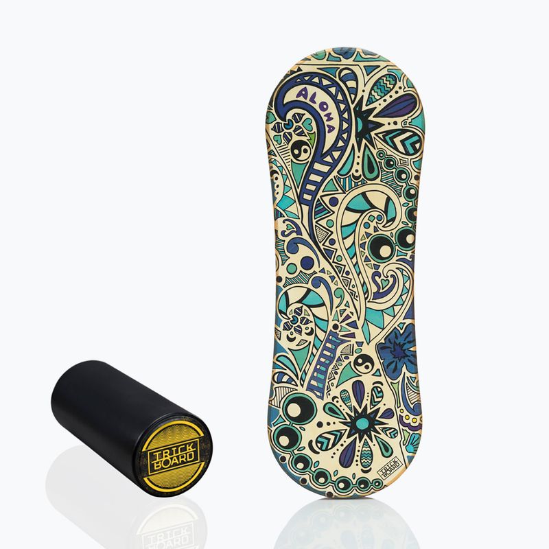 Placă de echilibru cu rolă Trickboard Classic Aloha colorată TB-17209 6