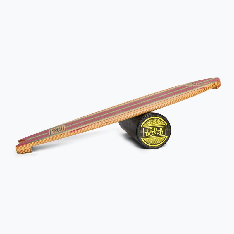 Placă de echilibru cu rolă Trickboard Fish Mermaid roșie-maro TB-17360 2