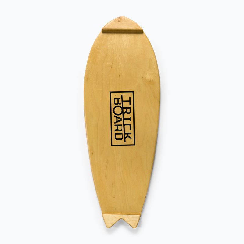 Placă de echilibru cu rolă Trickboard Fish Mermaid roșie-maro TB-17360 4