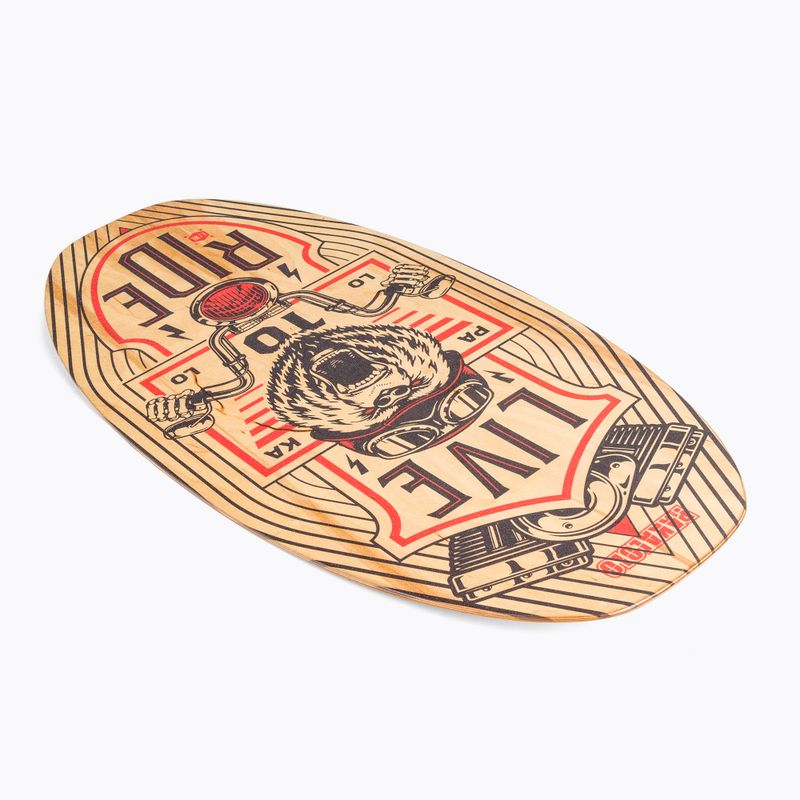 Skimboard PAKALOLO Ride L/XL negru și bej PK-17827