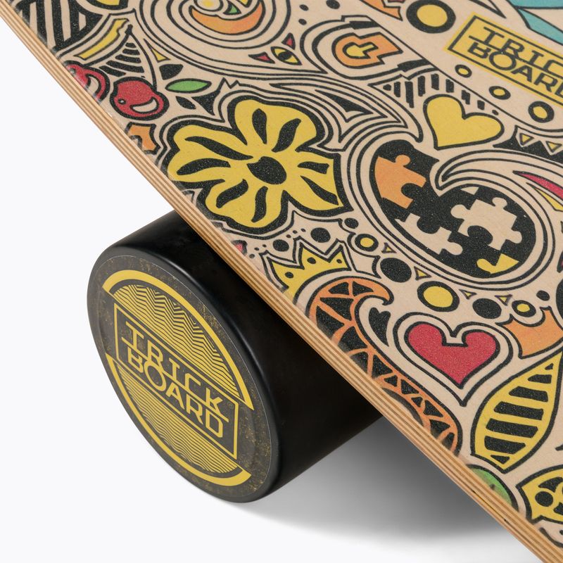 Placă de echilibru cu rolă Trickboard Wake & Kite Miyo Pro colorată TB-17889 4