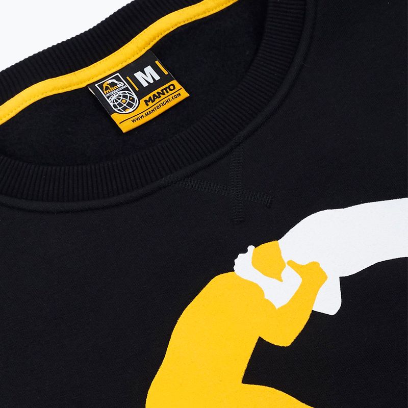 Tricou pentru bărbați MANTO Classic 20 negru MNB436 2