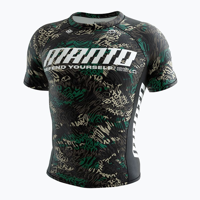 Tricou pentru bărbați MANTO Distort rashguard negru MNR509