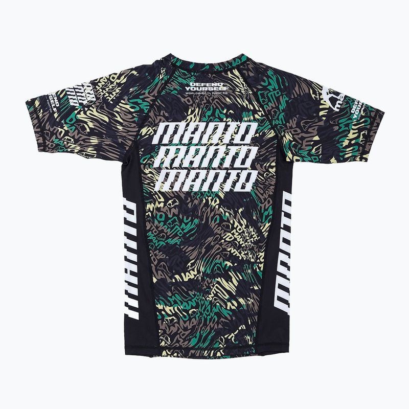 Tricou pentru bărbați MANTO Distort rashguard negru MNR509 3