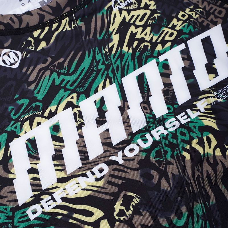 Tricou pentru bărbați MANTO Distort rashguard negru MNR509 4