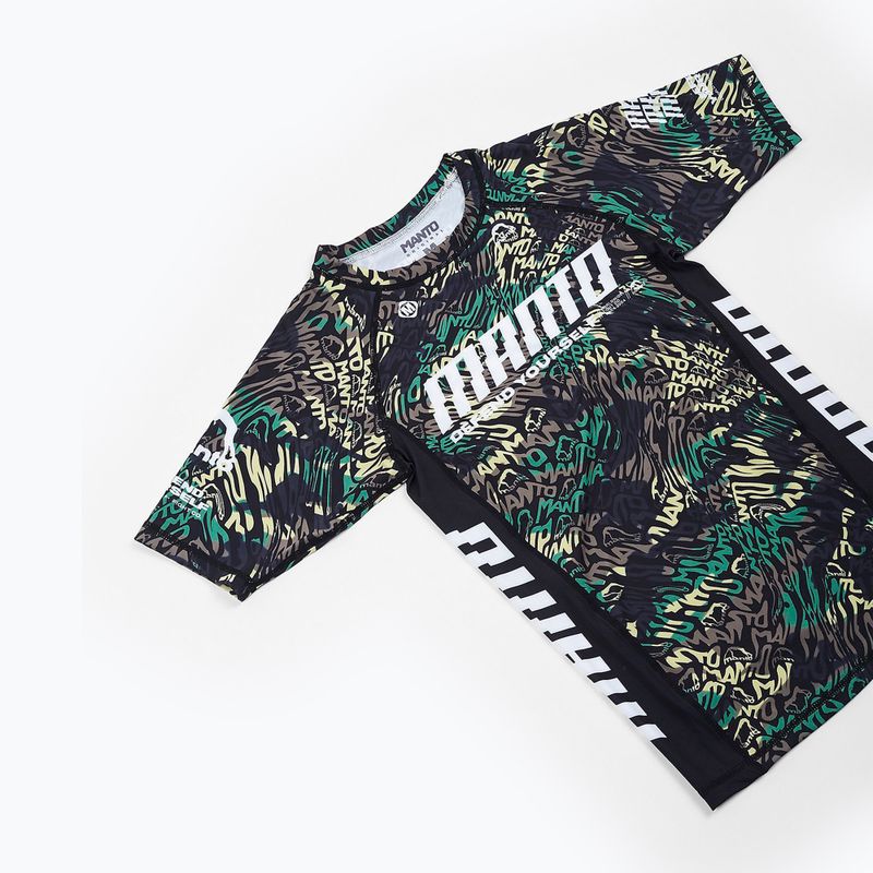 Tricou pentru bărbați MANTO Distort rashguard negru MNR509 5