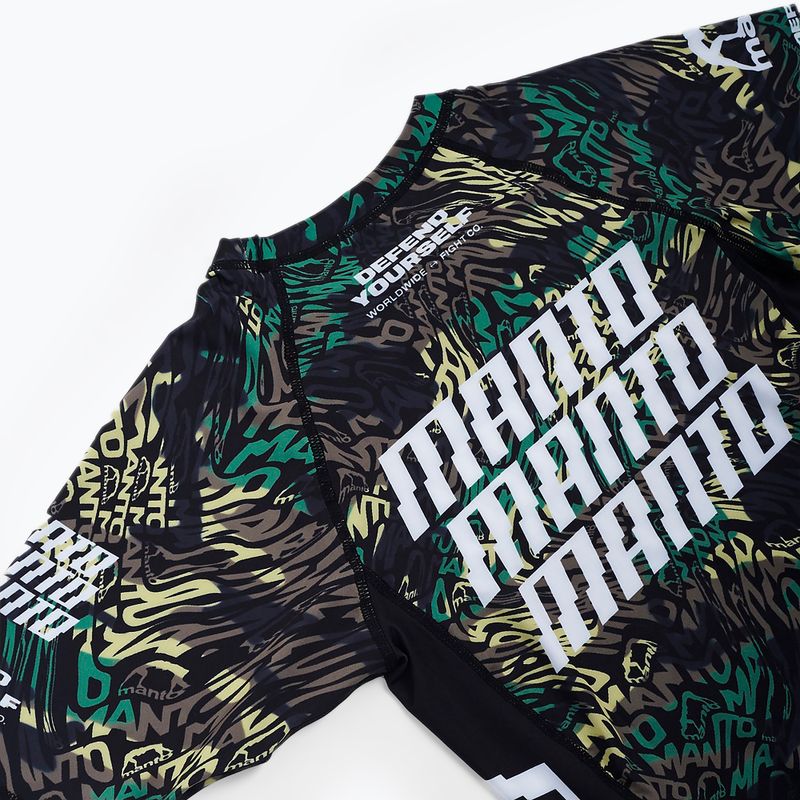 Tricou pentru bărbați MANTO Distort rashguard negru MNR509 6