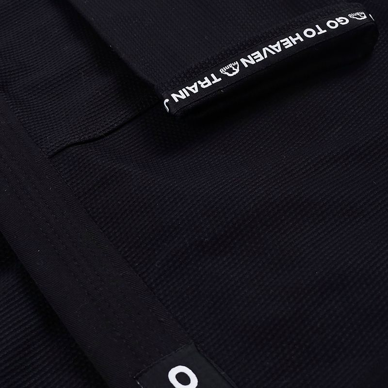 GI pentru bărbați pentru jiu-jitsu brazilian MANTO Heaven negru MNG976_BLK 2