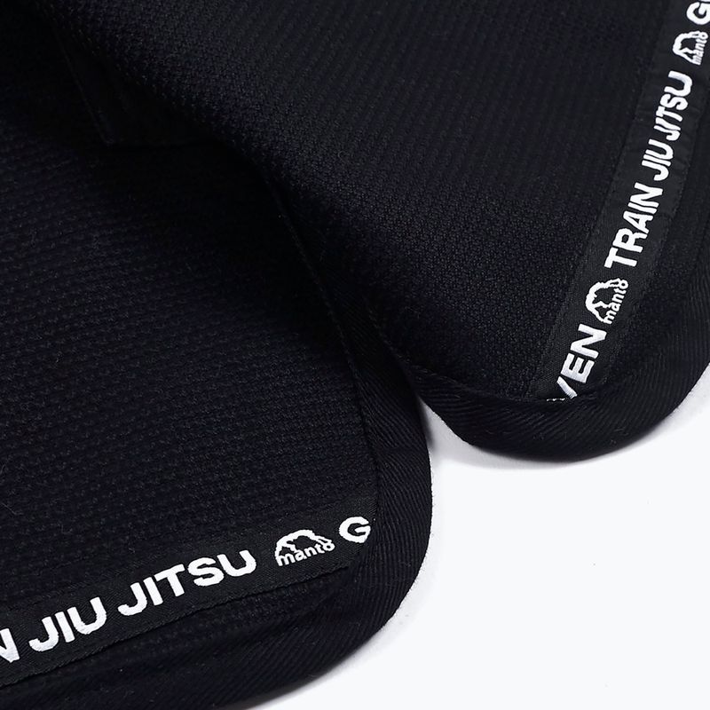 GI pentru bărbați pentru jiu-jitsu brazilian MANTO Heaven negru MNG976_BLK 4