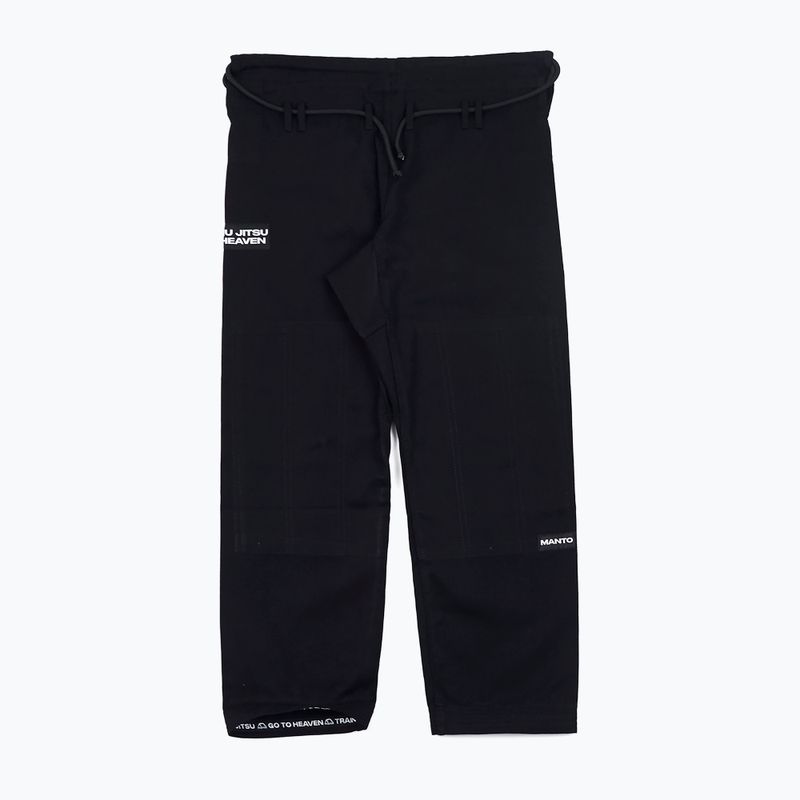 GI pentru bărbați pentru jiu-jitsu brazilian MANTO Heaven negru MNG976_BLK 5