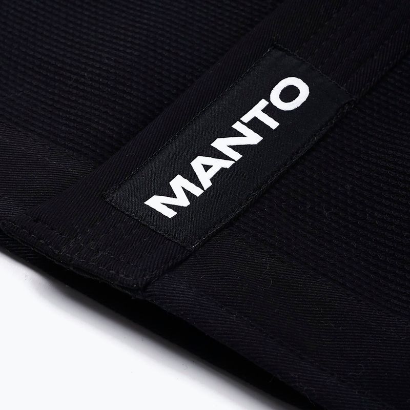 GI pentru bărbați pentru jiu-jitsu brazilian MANTO Heaven negru MNG976_BLK 7